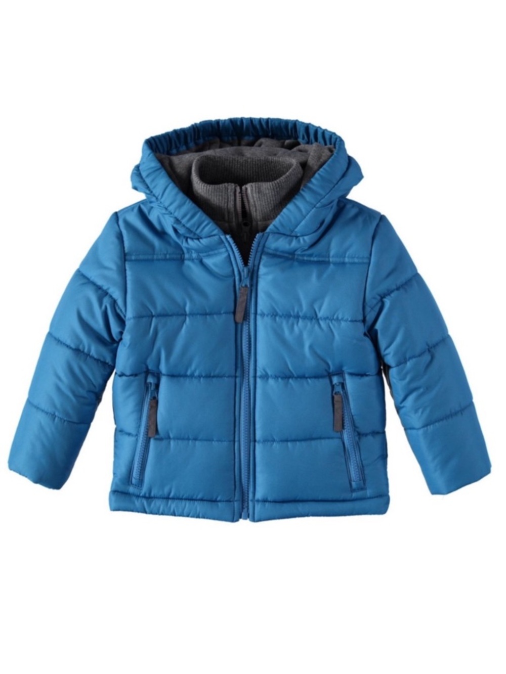 Rothschild Baby Boys Blue Puffer Jacket with Hood